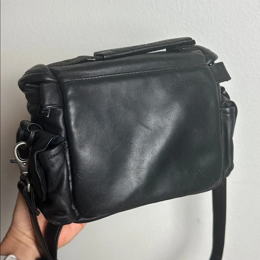 Leather Crossbody Camera Bag